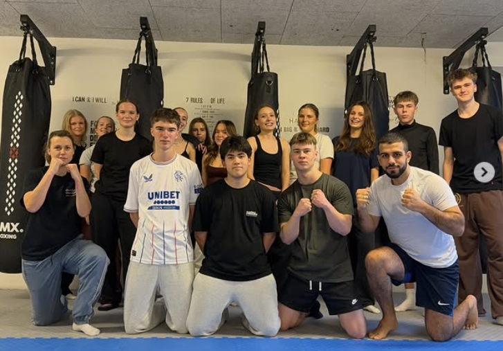 Besøg fra Falkoners Gymnasium